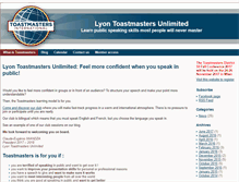 Tablet Screenshot of lyontoastmasters.org